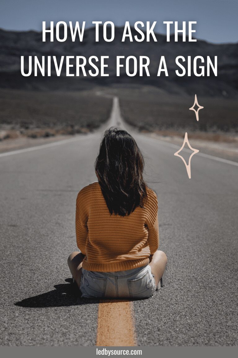 How To Ask the Universe for a Sign Ledbysource