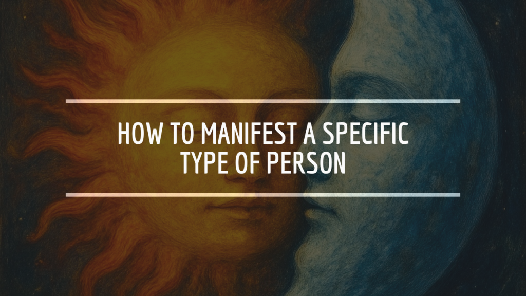 How to Manifest a Specific Type of Person
