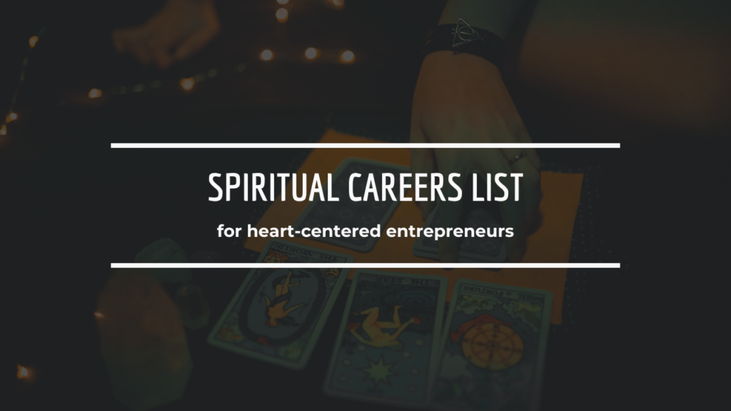 spiritual careers list